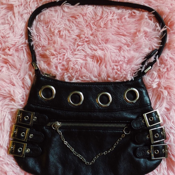 WILSONS LEATHER MAXIMA black leather small purse - Picture 2 of 3